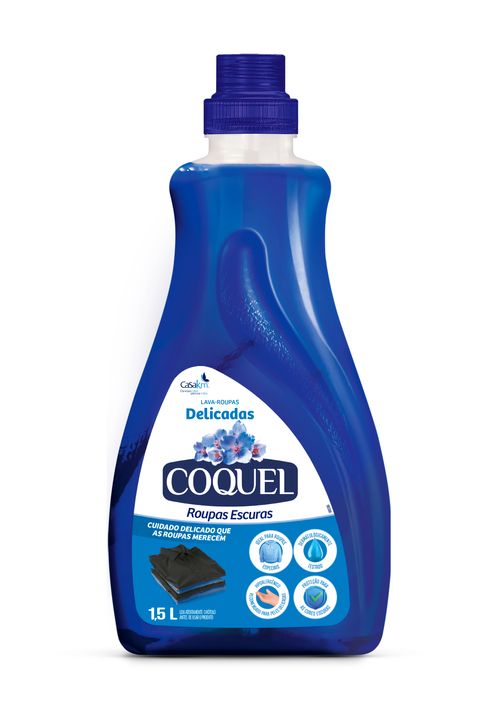 Coquel Lava-roupas Líquido Roupas Escuras 1,5l