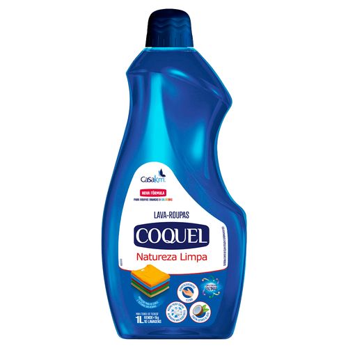 Lava Roupas Coquel Líquido Natureza Limpa
