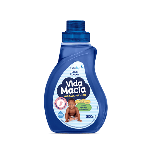 Vida Macia Lava Roupas Líquido Glicerina e Lavanda 500ml