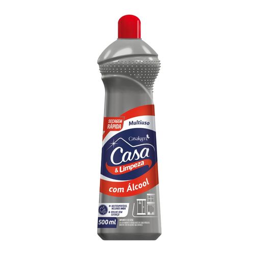 CASA & LIMPEZA MULTIUSO COM ÁLCOOL 500ML