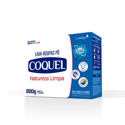 Lava-roupas Coquel Natureza Limpa 800g