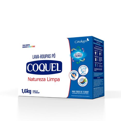 Lava-roupas Coquel Natureza Limpa 1,6kg