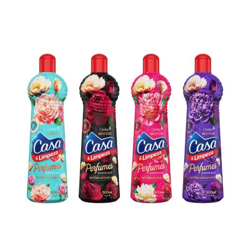 (LANÇAMENTO) Kit Multiuso Perfumado Mistério – Jardim, Envolvente, Floral e Intenso