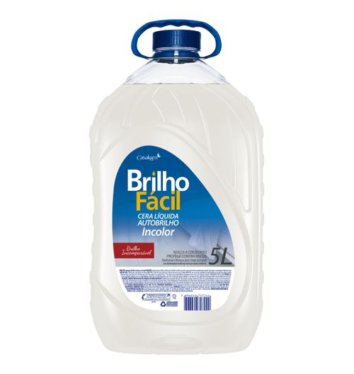 Cera Para Pisos Brilho Fácil - Incolor 5L