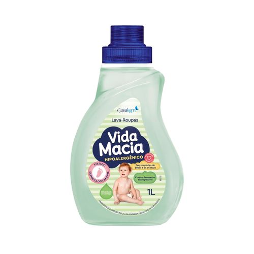 Vida Macia Lava Roupas Líquido Glicerina & Erva Doce 1L